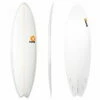 TORQ Epoxy TET 6'6" Fish Pinlines Surfboard