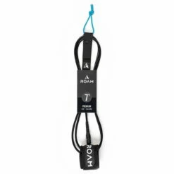 ROAM 7'0" Surfboard Leash Premium 7mm Schwarz