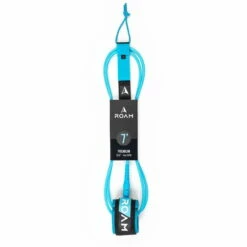 ROAM Surfboard Leash Premium 7.0 215cm 7mm Blau