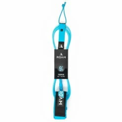 ROAM 9'0" Knie Surfboard Leash Premium 7mm Blau