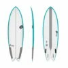 Surfboard TORQ Epoxy TEC Quad Twin Fish 6.2 Rail