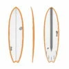 Surfboard TORQ Epoxy TET CS 6.3 Fish Carbon Orange