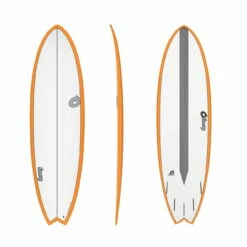 Surfboard TORQ Epoxy TET CS 6.3 Fish Carbon Orange