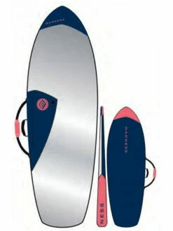 Madness Boardbag PE 6.4" Fish Blau/Rot